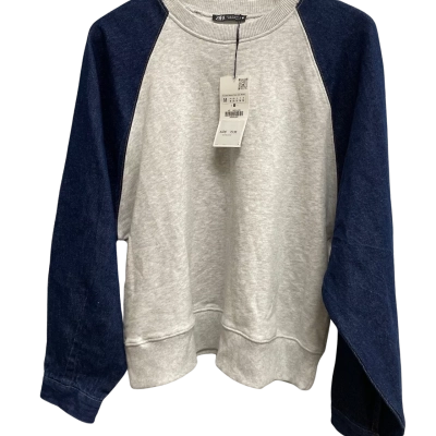 Zara Womens  Size M Blue / Grey Jumper