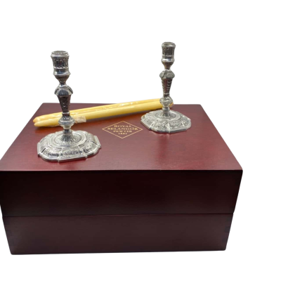 Royal Selangor pewter candlesticks