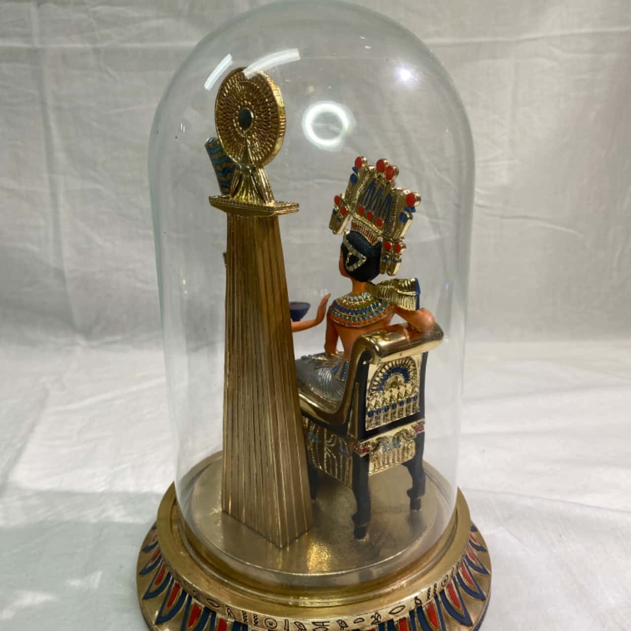 The Pharaoh & his Queen The Franklin Mint hand painted LE Figure
