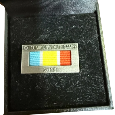 2018 Commonwealth game citation pin. 