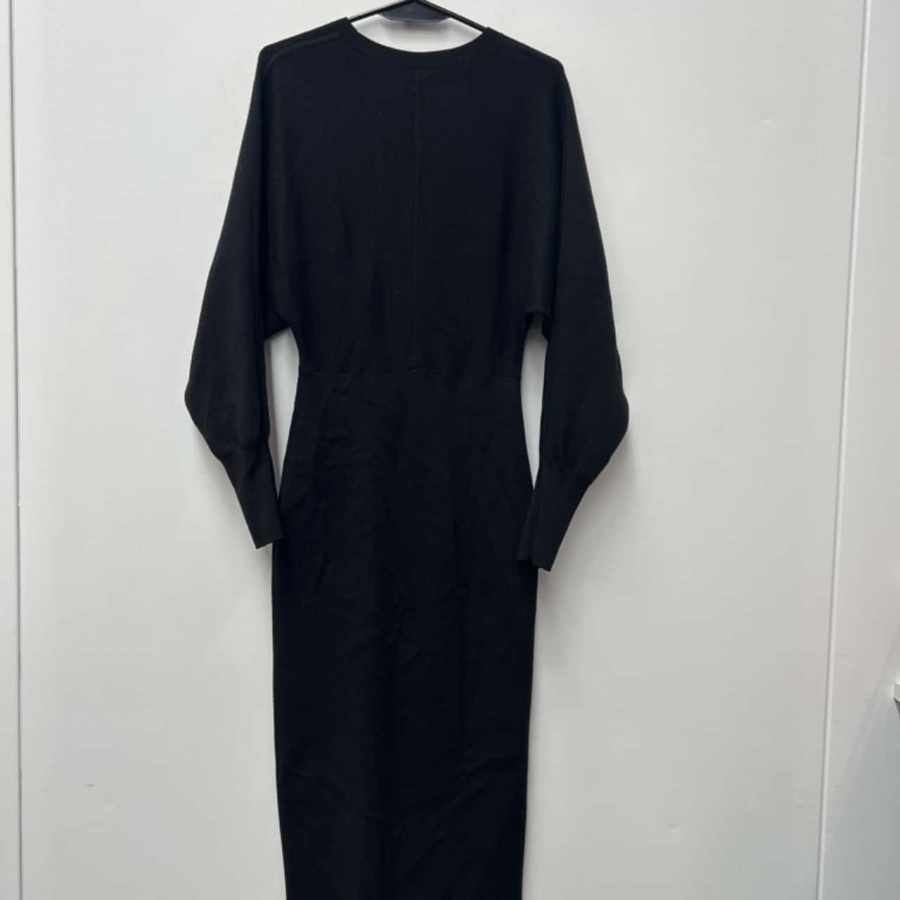 COS Size S Wool blend ribbed Black Dress (s)