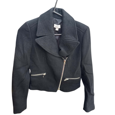 Witchery Womens  Size 6 Black Coat 