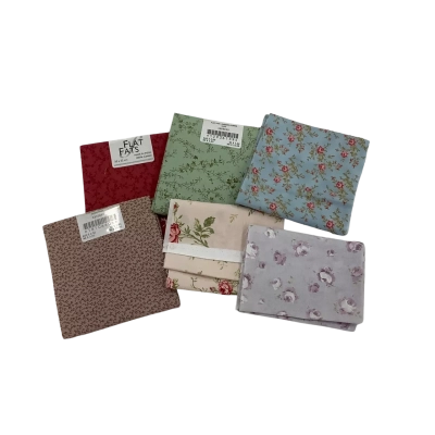 Patchwork Quilting Flat Fabrics x6 FAB1