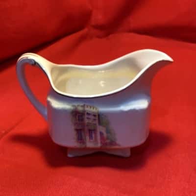 Vintage J & G Meakin Porcelain footed creamer/milk jug