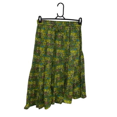 Cake Clothing Green Floral Skirt Size S 