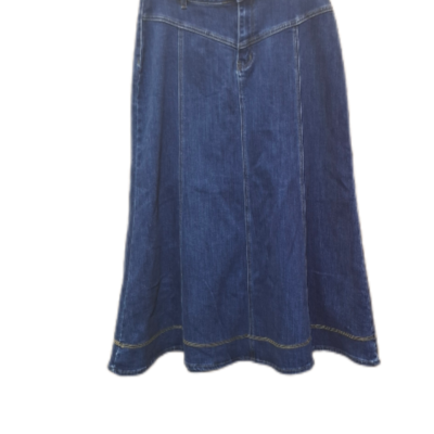 Serafina Womens  Size 14 Midi Skirt Blue 