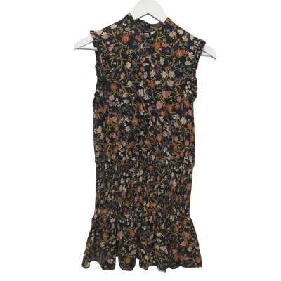 Bec & Bridge Womens  Size 6 Floral Dress Black  