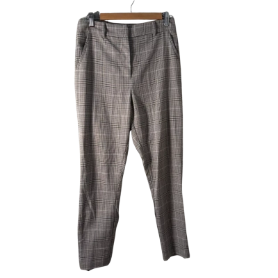 Forever New Womens  Size 8 Straight Leg Pants Beige / Brown 