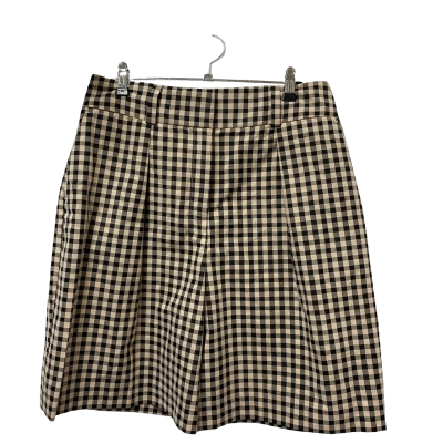 NEXT Womens  Size 14 Tailored Shorts Beige / Black  