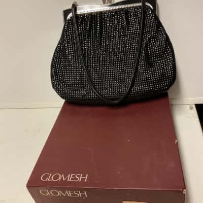 Glomesh Womens Evening Bag Black  