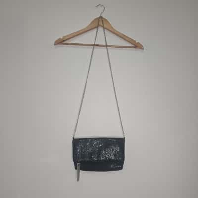 Olga Berg Womens Evening Bag Black  