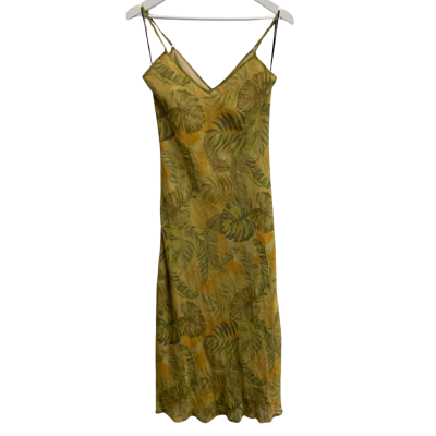 Hansen & Gretel Womens Size M Maxi Dress Floral / Green / Pattern 