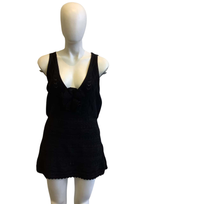 BNWT Steele Women's Size XL Knit  Tank Top Black  