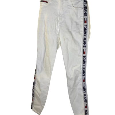 Tommy Jeans Womens  Size 8 Leggings White 