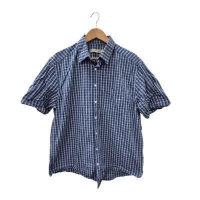 R.M. Williams Mens  Size XXL Shirt Blue / Checked 