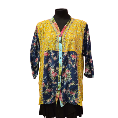 Womens Multicoloured Top (one Size) (16-18)