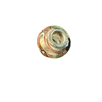 Pandora Womens Murano glass bead Brown / Pink  / Silver 