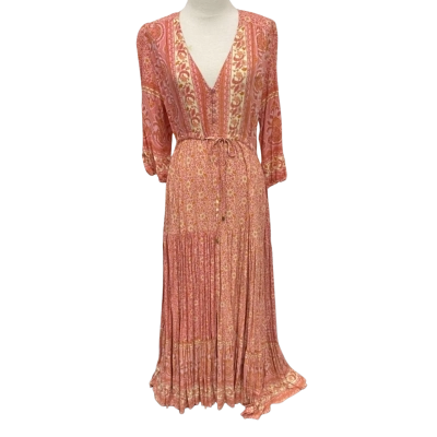 Jaase Strawberries & Cream Tessa Maxi Dress - Womens Size XL 