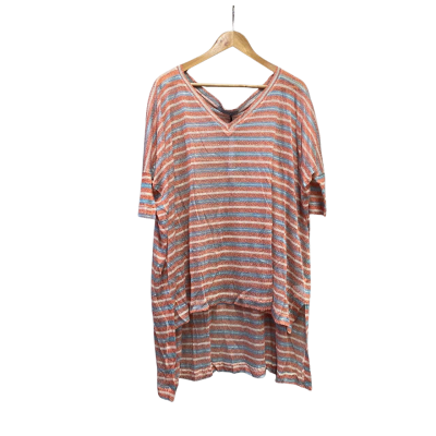 Scanlan Theodore Womens  One Size Cover Up Top Blue / Orange 