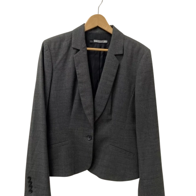 Basque Womens  Size 14 Blazer Grey 