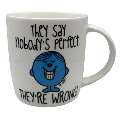 Mr Men Mug "They Say Nobody's Perfect ... They're Wrong" 