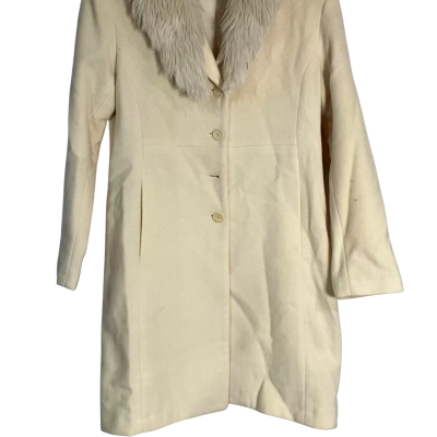 DAVID JONES Womens  Size 14 Cream Winter Coat