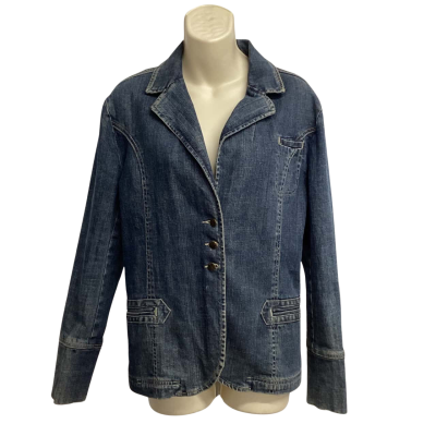 Anthea Crawford Womens  Size 16 Denim Jacket VGUC