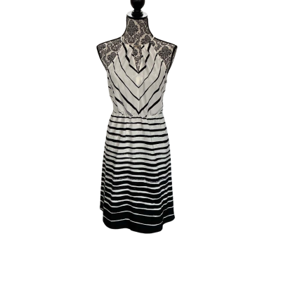Emerson Womens  Size 14 Casual Dress Black  / White 