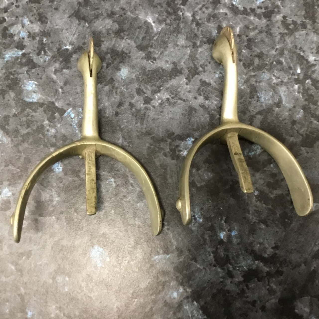 Vintage Swan Neck Spurs Moss Bros