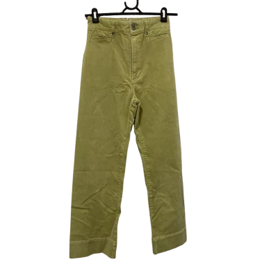 Ghanda Womens  Size 8 High-Waisted Jeans / Wide Leg Jeans Green 