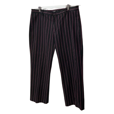 JORD Size 38 Dress Pants Black  / Pinstriped 