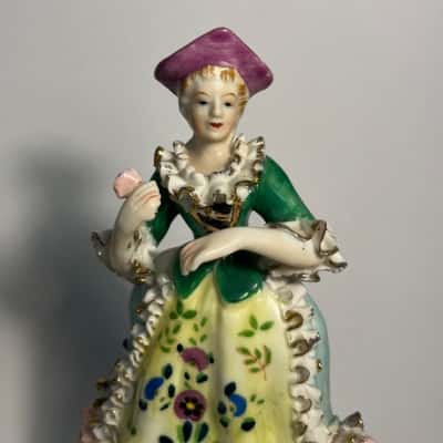 Vintage Pair of Figurines - Victorian Renaissance Couple