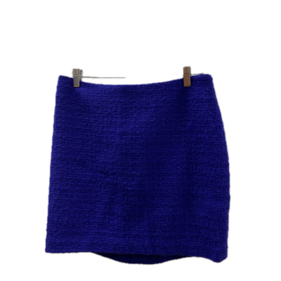 Pauw Womens Skirt Size 4 Blue Wool Blend