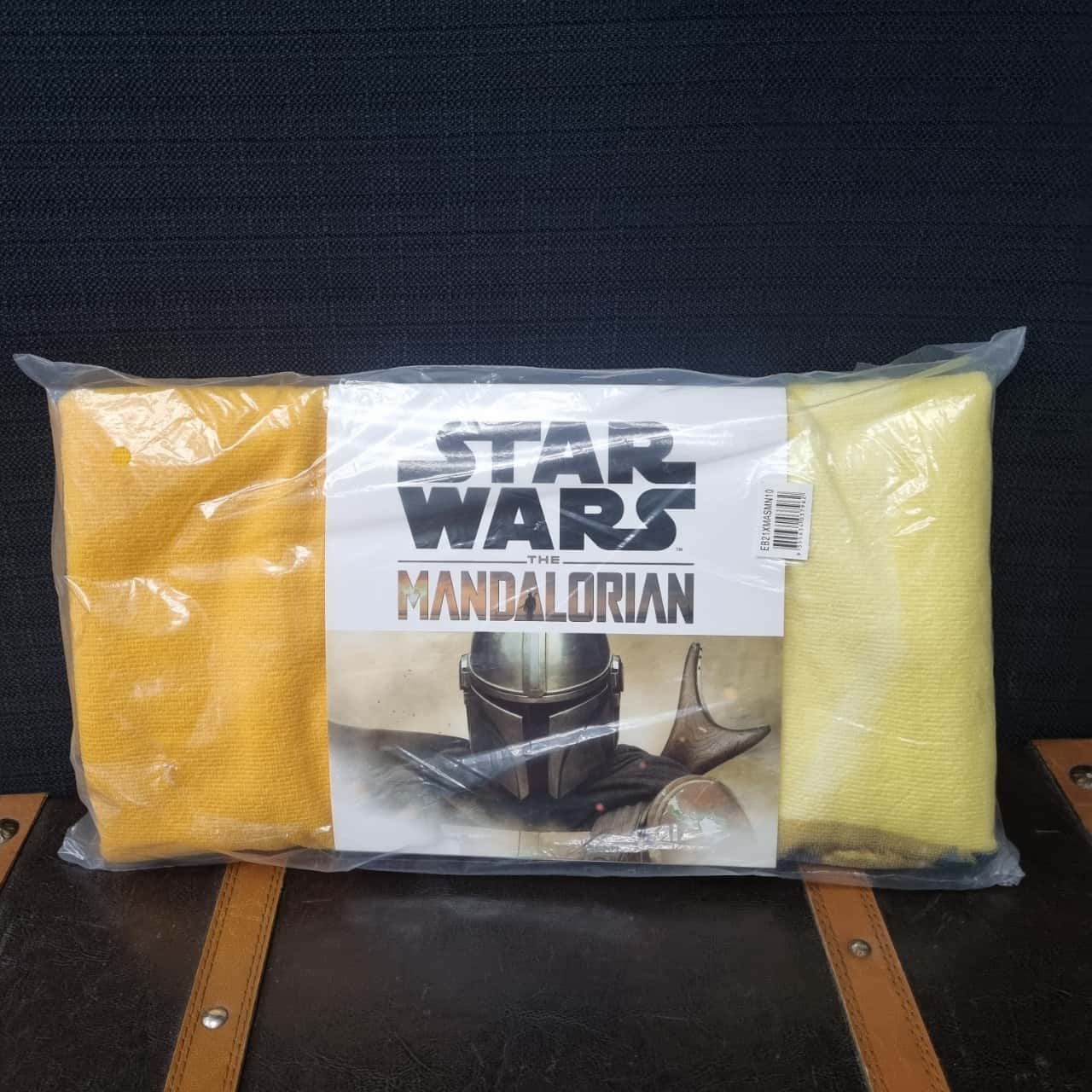 Star Wars The Mandalorian Beach Towel With Appliqué - 34x63 Inch, 100% Cotton, Machine Washable