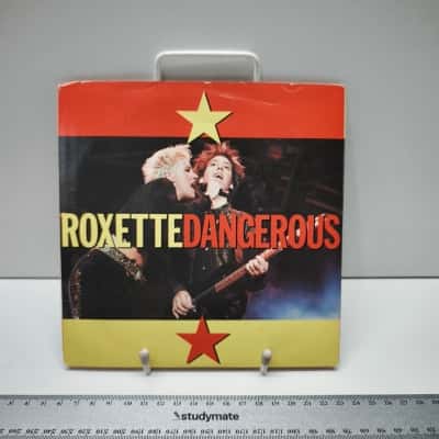 Roxette Dangerous 1989/1990 EMI Records 7 Inch Vinyl Single Surrender Live Look Sharp