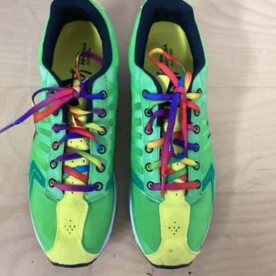 Asics Kids Size 40 Sneakers Green / Yellow 