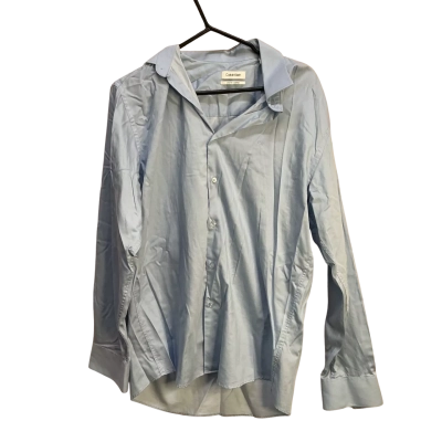 Calvin Klein Mens  Size XL Long Sleeve Shirt Blue 