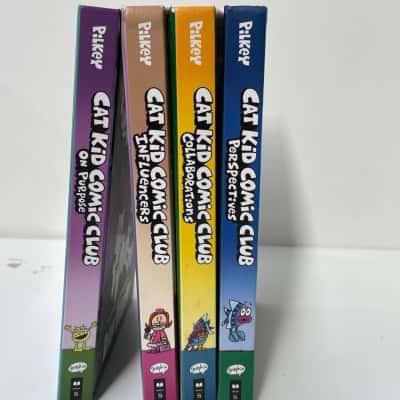 Cat Kid books x 4