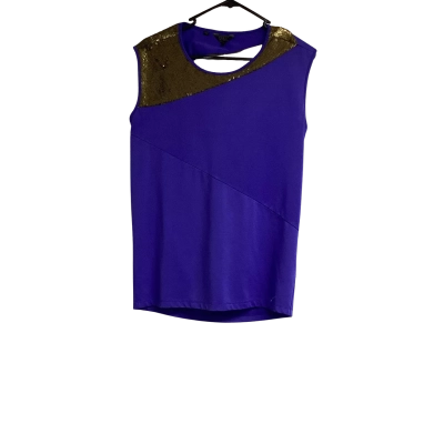  Guess Size L Party Top Blue 