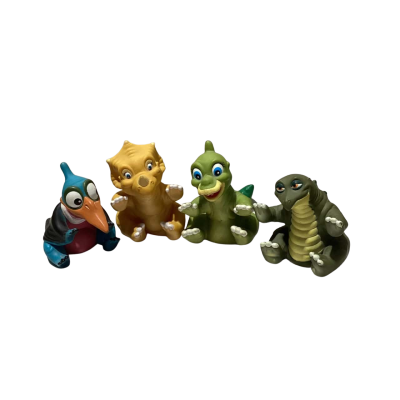 1988 Land Before Time Hand Puppets x 4 (Collectables)