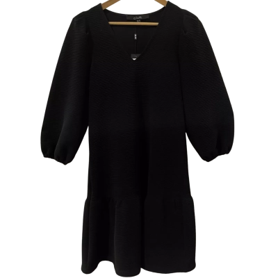 Stella Size 8 Black Long Sleeve Dress