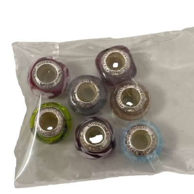 Lovelinks Murano Glass Charms x7