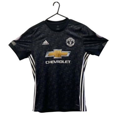ADIDAS 2017-18 Manchester United Men's #11 Martial Away Football Soccer Size M Black/White