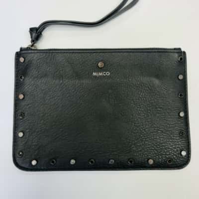 Mimco pouch black 