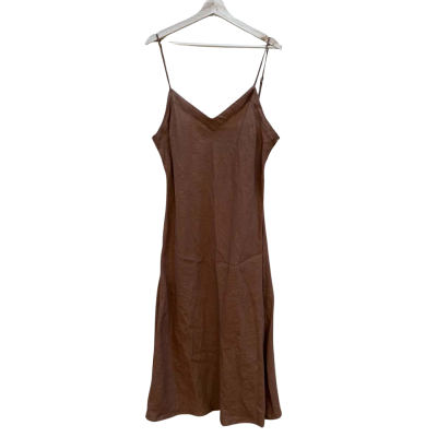 Seed Womens  Size 16 Casual Dress Brown / Nude 