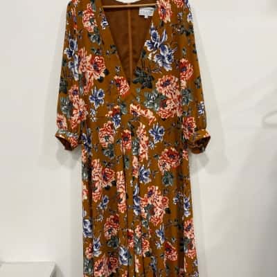 Veronica Maine Womens  Size 14 Floral Dress / Maxi Dress Floral / Multicoloured 