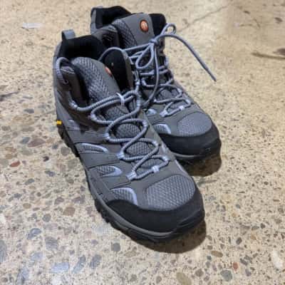 Merrell Womens  Size 11 Sneakers Black  / Grey / Orange 