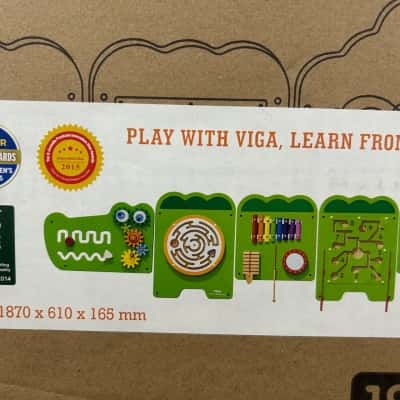 New Viga Toys crocodile wall play set