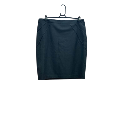 Jacqui-E Womens Size 18 Black Genova Seamed Skirt