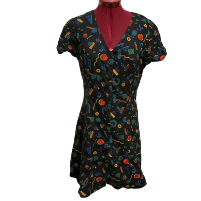 Dangerfield Womens  Size 10 Casual Dress Multicoloured 